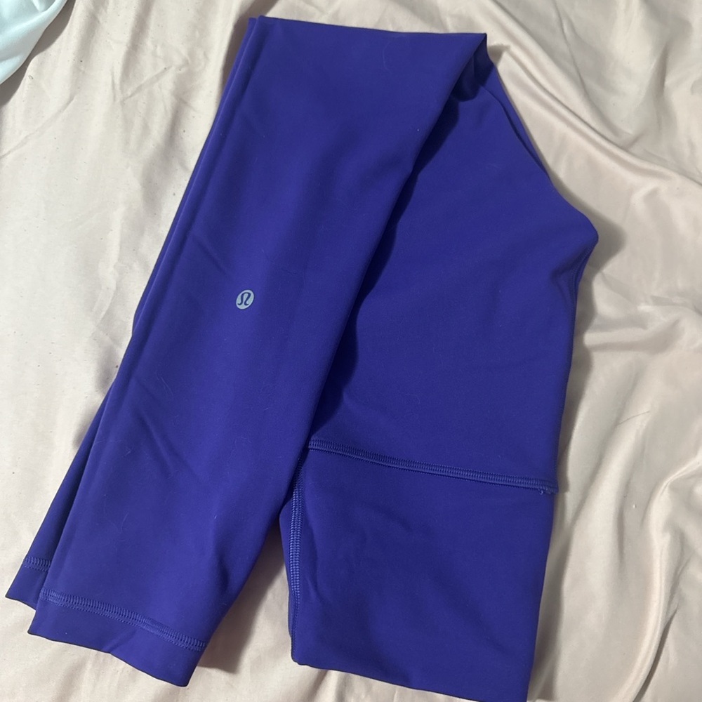 Purple High-Waisted Leggings